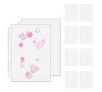 Card Album | Protective Waterproof Storage - Collectible Trading Card Albums - For Display Collection Organization Photo Envelopes Photocards Tickets Kids Adults