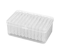 Card Box - PP, 6.8x4.3x2.7in Deck Case Transparent Square Storage Organizer | Stackable Card Deck Holder Display Stand, Poker Cards Case For Cards Collections, Game Nights, Travel Storage, Jewelry Org