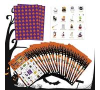 Card Game, Fun Family Game, 5.12x7.09 Inches Interactive Board Toy, Halloween Party Activity with Special Features, Ideal for Couples, Holiday, Road Trip, Travel, Beach and Outdoor