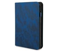 Card Guardian - Carpeta de 9 bolsillos Premium+ con cremallera para 504 tarjetas - Bolsillos laterales de carga para juegos de cartas TCG (azul)