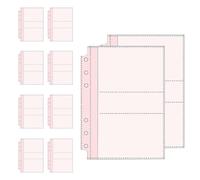 Card Holder Binder - 10-Sheet Clear Album | A5 A6 Loose-Leaf Photo Sleeve