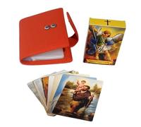 Card Holder - Leather Portable Holy Storage Organizer, Card Holder Bag for Women, Home, Church School Indoor Outdoor Funerals Worship Storage, Wallet Organizer Case, 1pcs