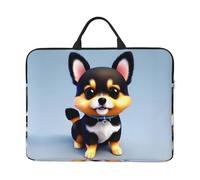 Card Love Fancy Puppy Prints - Funda para portátil de 14 pulgadas, impermeable y a prueba de golpes, adecuada para oficina, trabajo, viajes de negocios y viajes diarios.