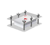 Card Press | Clear Acrylic Pressing Cards Device Portable Flatten Tool for Collectible Trading Cards, Grading Prep, Corner Correction, Storage, Display, and Long-Term Protection