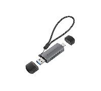 CONCEPTRONIC BIAN05G 2 en 1 USB 3.0 Dual Plug Lector de Tarjetas SD/MicroSD 3.0 UHS-I