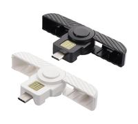 Card Reader - Foldable DOD Type C Common Access CAC Smart Card Reader