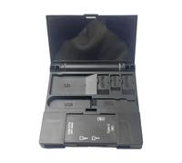 Card Reader USB, Electronic USB TF Reader, 3.39x3.46x0.39 Inches, High-Speed Adapter, Plug-and-Play Data Transfer Device for Photos, Videos, Work