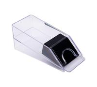 Card Shoe, Card Dealing Shoe, Table Friendly Transparent Style Balanced Weight Compact Profile Pro Utility Shuffle Helper, Reusable Distributor for Playing, Cards, Board, Game