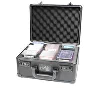 Card Titan Slab Safe Caja de almacenamiento premium para tarjetas comerciales Estuche para tarjetas deportivas con cerradura de 3 filas con inter