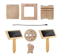 Cardador De Lana A Mano - Cepillo Cardador De Madera, Herramienta Para Cardar | Accesorio De Hilado De Madera Natural, Cardado De Lana, Hilado Artesanal, Tejido Y Tejido, Mezcla Eficiente