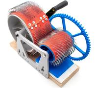 Cardador manual de tambor de lana para proyectos de mezcla de fibra y fieltro