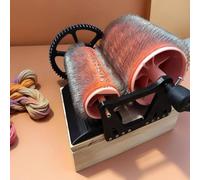 Cardadora De Tambor Para Lana, Cardadora Manual De Tambor Para Fieltro De Lana Con Mezcla Rápida De Colores, Peinado, Hilado, Placa De Cardado De Fibra, Mezcladora De Colores Para Fieltro De Lana