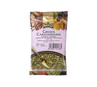 Cardamomo verde en vainas 100 g Especia aromática para curry, arroces, repostería, té y café Sabor dulce cítrico y fresco