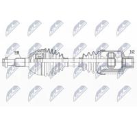 Cardán NTY 546mm - NPW-PL-146