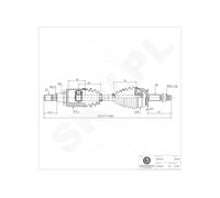 Cardanes Árbol de Transmisión Antes Para Nissan NP300 Pathfinder III 391005X20A