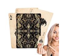 Cardas De Juego De Póker - Juego De Mesa Para La Mesa De Fun Fun Creative Funn | Tarjetas De Regalo De Fáciles | Cubierta De Favor De La Fiesta Eficiente Para Noches Familiares Viajando Acampando