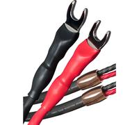 Cardas HP Clear Reflection (2 x 3m) a medida - Cable de altavoz o parlante, ensamblado, Compatible bi-cableado, 2,2 mm², Fourches, Banane