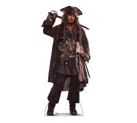Cardboard People Jack Sparrow Tamao de vida Life Cardboard Recorte Standup - Pirates of the Caribbean: Dead Men Tell No Tales (Film 2017)