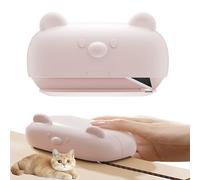 Cardboard Stripper Tool For Making Cat Scratcher, Cardboard Cutter for Cat Scratchers, Bear-Shaped Cardboard Stripper Tool for DIY Scratching Post & House, DIY Self-Made Corrugated Pape (Pink)