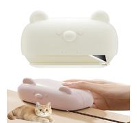 Cardboard Stripper Tool For Making Cat Scratcher, Cardboard Cutter for Cat Scratchers, Bear-Shaped Cardboard Stripper Tool for DIY Scratching Post & House, DIY Self-Made Corrugated Pape (White)