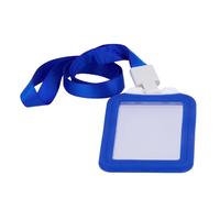 CARDCUBE CARD-HOLDER-V-BLUE Porta-tarjetas - Disposición vertical - Láminas de plástico protectoras - Fabricado en silicona - Co