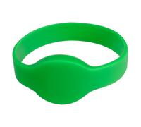 CARDCUBE RFID-BAND-G Pulsera de proximidad - ID por radiofrecuencia - EM pasivo | Color verde - Baja frecuencia 125 kHz - Diámet