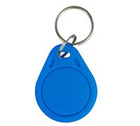 CARDCUBE RFID-TAG Llavero TAG de proximidad numerado - ID por radiofrecuencia - EM pasivo | Color azul - Baja frecuencia 125 kHz