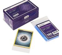 /Carddict 1000CT Mangas de tarjetas compatibles con tarjeta Pokemon y tarjetas de tamao estndar hasta 2-5/8 * 3-5/8 Protectores de mangas de centav