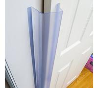 Cardea - Protector de bisagra para puerta, seguridad para niños, transparente transparente transparente Talla:Single Pack