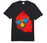 Cardenal del Norte Amante de Las Aves Hombres Observación de Aves Comfort Colors Adult Heavyweight T-Shirt