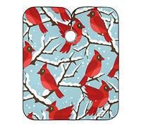 Cardenal Rojo Barbero Capas Ligera Capa Peluqueria Impermeable Cortar Cabello Delantal Para Peluquería Adulto Niños 140X168Cm