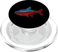 Cardenal Tetra Paracheirodon axelrodi Acuario de Agua Dulce PopSockets PopGrip para MagSafe