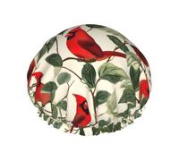 Cardenales Del Norte Retro Gorro De Ducha Mujer Ajustable Gorro Ducha Elástico Bonnet Para Spa Hotel Salón