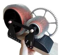 Carder manual de lana con tabla de mezcla de madera, ideal para proyectos de manualidades y fabricación de animales de fieltro