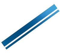 Cardesign Sticker LINES, blau chrom matt