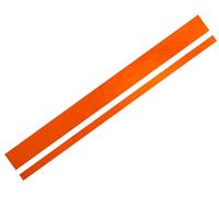 Cardesign Sticker LINES, orange chrom matt