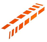 Cardesign Sticker SHADES, orange chrom matt