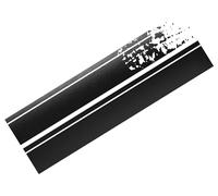 Cardesign Sticker STRIPES, schwarz matt