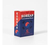 Cardeum Tarjetas flash coreanas para principiantes, 75 frases conversacionales con Hangul, romanización e inglés, aprende a hablar coreano para viajes, fanáticos de K-Drama y K-Pop, regalo de estudio