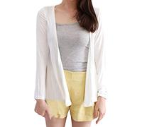 Cárdigan abierto para mujer, cárdigan ligero de verano para mujer, abrigos de verano de talla grande, camisa fina, abrigo de manga larga, cárdigan de manga larga, parte delantera abierta, ropa de