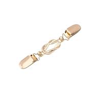 Cardigan Clip 2 piezas de clip ropa broche vintage suéter cardigan chal vestido camisa(2 gold)