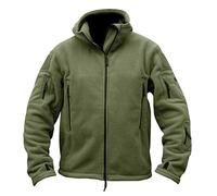 Cárdigan de camuflaje con bolsillo para hombre, con cremallera, ropa casual para hombre, verde, XL
