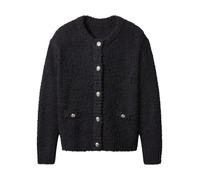 Cárdigan de felpa para mujer - Negro#Tallas:L (46/48). Talla