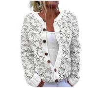 Cárdigan de Lana para Mujer-Cárdigan de Gran Tamaño con Botones y Coloridos-Etínico Jacquard-Chaqueta Cómoda-Chaqueta Gruesa y Caliente-Chaquetas de Lana-Suéter de Punto Grueso Y2k para Vacaciones, 06