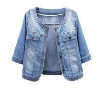 Cárdigan de manga corta para mujer, con frente abierto, ropa de abrigo moderna para el trabajo, uso urbano, trajes de fin de semana y capas fáciles, para un aspecto fácil de combinar, adecuado para