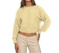 Cárdigan de manga larga para mujer, chaqueta delgada elegante, chaqueta ligera para el hombro, top informal, elástico, cuello en V, cárdigan con bolsillos y botones, suéter ligero y suelto, amarillo