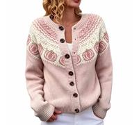 Cárdigan de mujer Halloween talla grande jersey jersey mujer largo cómodo