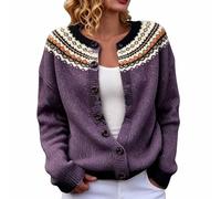 Cárdigan de mujer Halloween talla grande jersey jersey mujer largo cómodo
