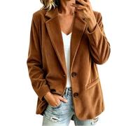 Cárdigan de punto trenzado para mujer con cuello redondo y botones | Detalle clásico de patrón trenzado, cuello redondo suave, botones de tono natural, jersey casual para primavera y otoño