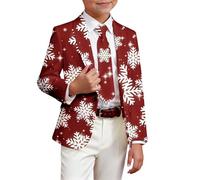 Cárdigan Estampado de Manga Larga con Botones Tejido de Punto Informal Cálido y Cómodo Ideal para Vacaciones Diseño Elegante Acogedor Chaqueta de Invierno para Niño (Black, 5-6 Years)